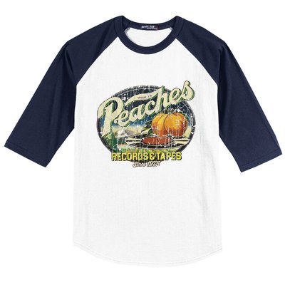 Peaches Records Tapes 1975 Baseball Sleeve Shirt