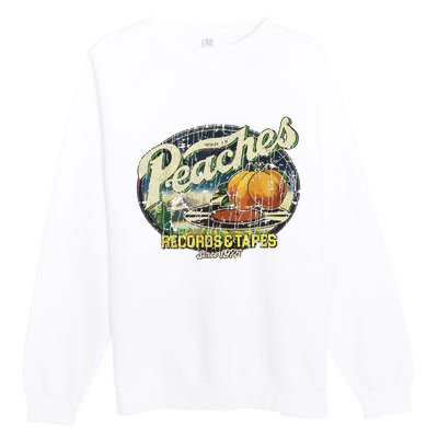 Peaches Records Tapes 1975 Premium Crewneck Sweatshirt