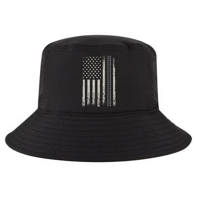 Patriotic Railroad Trains American Flag Trains Lovers Cool Comfort Performance Bucket Hat