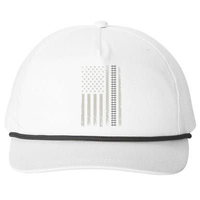 Patriotic Railroad Trains American Flag Trains Lovers Snapback Five-Panel Rope Hat