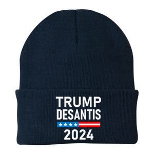 Perfect Republican Ticket_ Trump DeSantis 2024 Knit Cap Winter Beanie