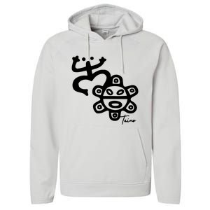 Puerto Rico Taino Coqui Frog Performance Fleece Hoodie