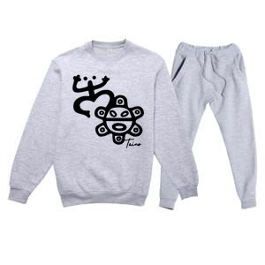 Puerto Rico Taino Coqui Frog Premium Crewneck Sweatsuit Set