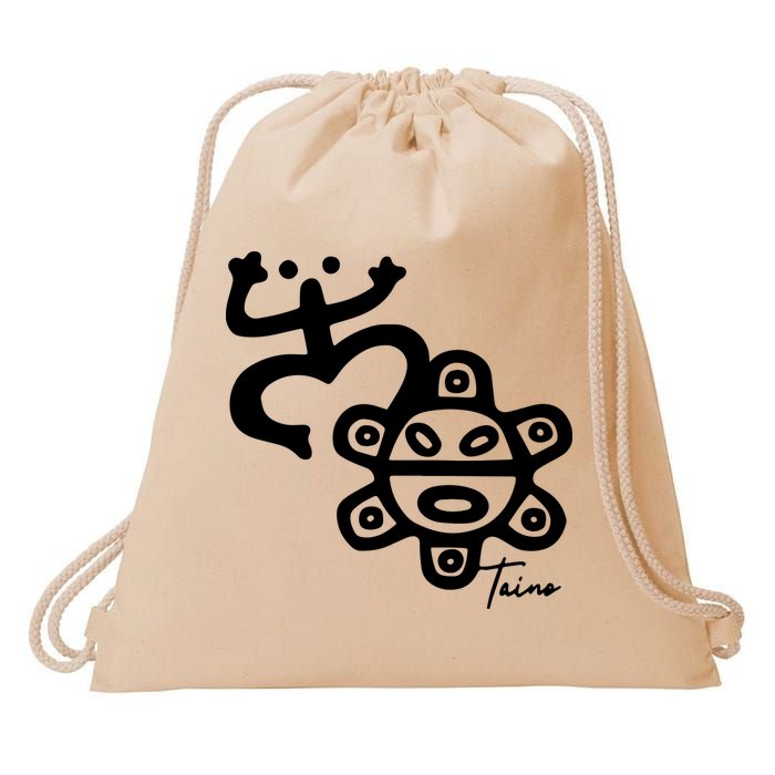 Puerto Rico Taino Coqui Frog Drawstring Bag