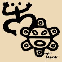Puerto Rico Taino Coqui Frog Drawstring Bag