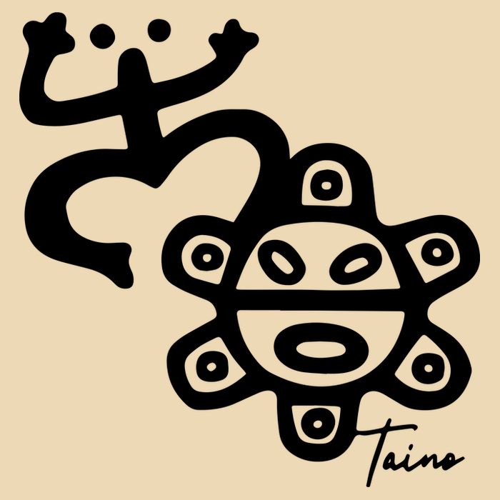 Puerto Rico Taino Coqui Frog Drawstring Bag