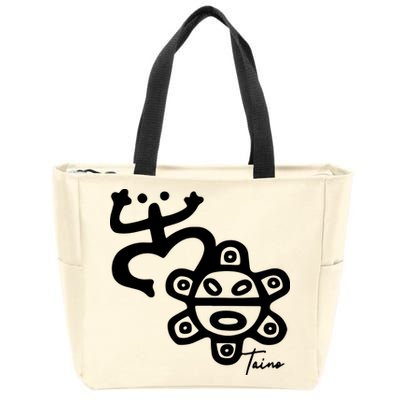 Puerto Rico Taino Coqui Frog Zip Tote Bag