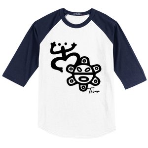 Puerto Rico Taino Coqui Frog Baseball Sleeve Shirt