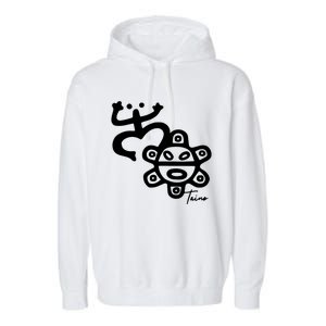 Puerto Rico Taino Coqui Frog Garment-Dyed Fleece Hoodie