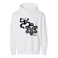 Puerto Rico Taino Coqui Frog Garment-Dyed Fleece Hoodie