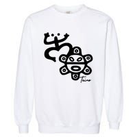 Puerto Rico Taino Coqui Frog Garment-Dyed Sweatshirt