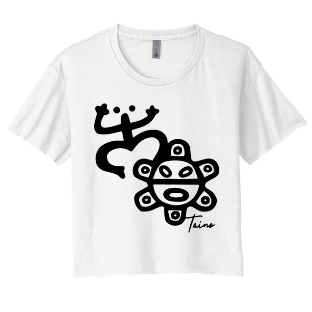 Puerto Rico Taino Coqui Frog Crop Top