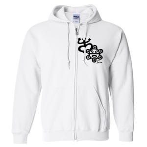 Puerto Rico Taino Coqui Frog Full Zip Hoodie