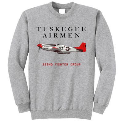 P51d Red Tail Mustang Sweatshirt