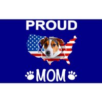 Parson Russel Terrier Russel Terrier Proud Patriot Mom Funny Gift Bumper Sticker