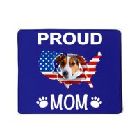 Parson Russel Terrier Russel Terrier Proud Patriot Mom Funny Gift Mousepad