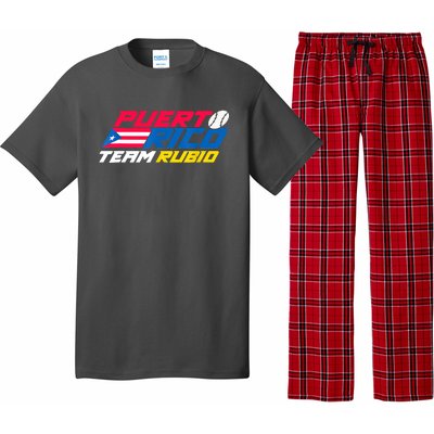 Puerto Rico Team Rubio Baseball Flag Pajama Set