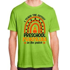 Preschool Rainbow Teacher I Teach The Cutest Pumpkins Gift Adult ChromaSoft Performance T-Shirt