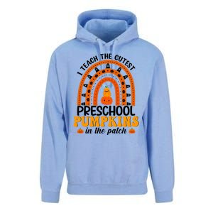 Preschool Rainbow Teacher I Teach The Cutest Pumpkins Gift Unisex Surf Hoodie