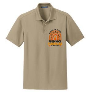 Preschool Rainbow Teacher I Teach The Cutest Pumpkins Gift Dry Zone Grid Polo