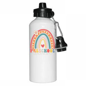 Preschool Rainbow Teacher Team Preschool Squad Gift Aluminum Water Bottle