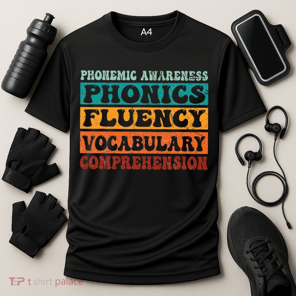 Phonemic Reading Teacher Science of Reading Phonics Performance Shirt