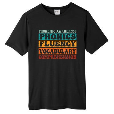 Phonemic Reading Teacher Science of Reading Phonics Tall Fusion ChromaSoft Performance T-Shirt