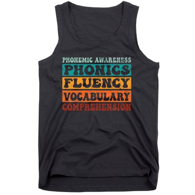 Phonemic Reading Teacher Science of Reading Phonics Tank Top