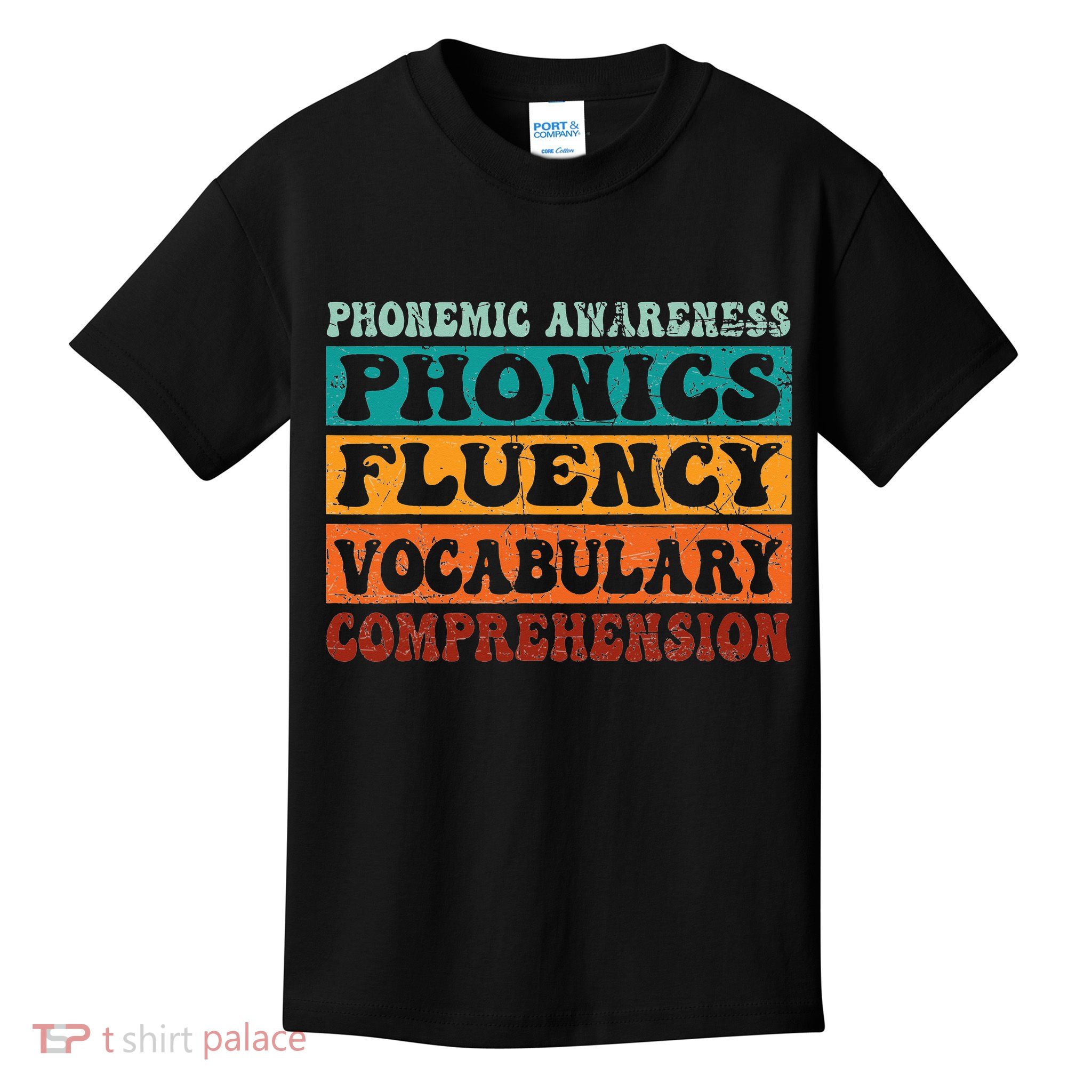 Phonemic Reading Teacher Science of Reading Phonics Kids T-Shirt