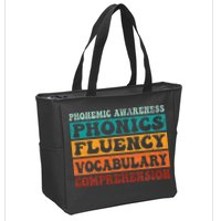 Phonemic Reading Teacher Science of Reading Phonics Zip Tote Bag
