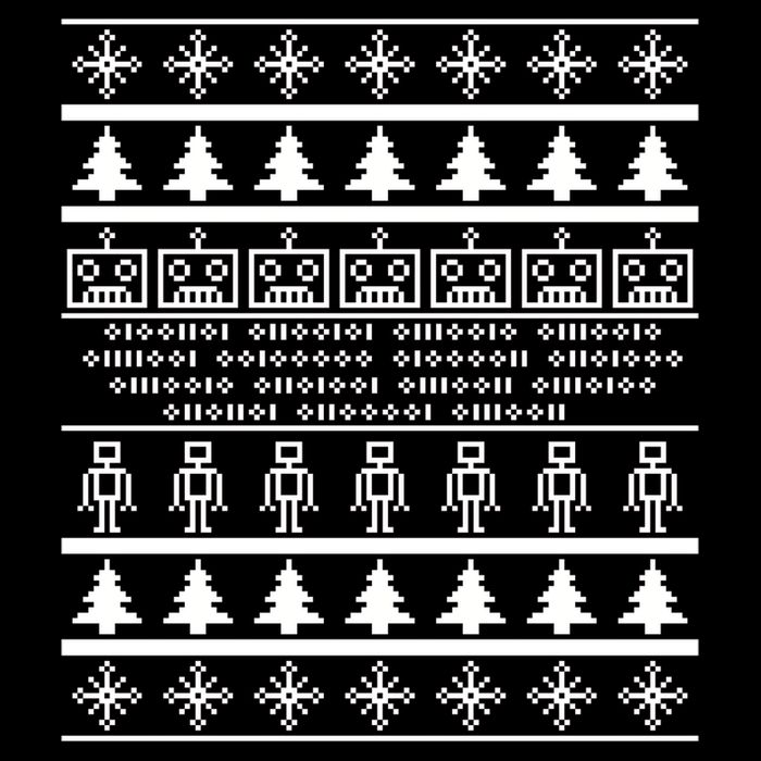 Pixel Robot Ugly Christmas Performance Shirt