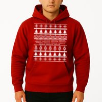 Pixel Robot Ugly Christmas Hoodie
