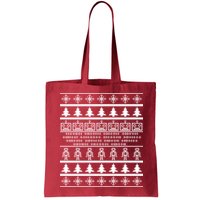 Pixel Robot Ugly Christmas Bag