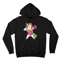 Pink Ribbon Unicorn Breast Cancer Awareness Hoodie