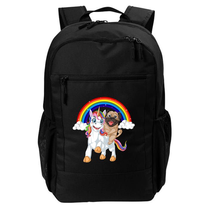 Pug Riding Unicorn Backpack