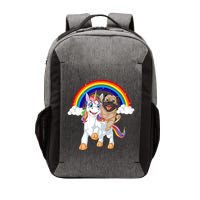 Pug Riding Unicorn Vector Backpack
