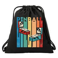 Pinball Retro Vintage Multiball Pinball Machine Arcade Game Drawstring Bag