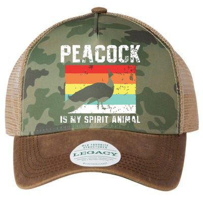 Peacock Retro Vintage Legacy Tie Dye Trucker Hat