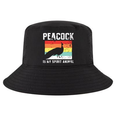 Peacock Retro Vintage Cool Comfort Performance Bucket Hat