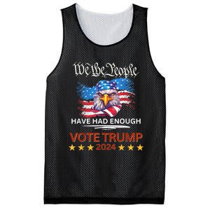 Pro Republican VOTE TRUMP 2024 We The People Have Had Enough Mesh Reversible Basketball Jersey Tank