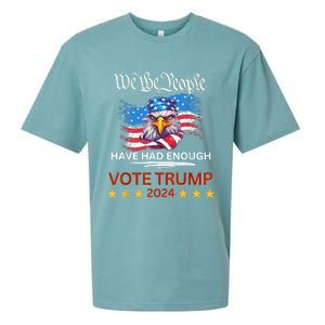 Pro Republican VOTE TRUMP 2024 We The People Have Had Enough Sueded Cloud Jersey T-Shirt