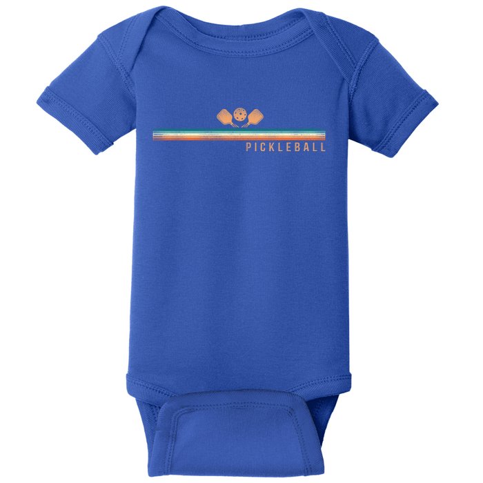 Pickleball Retro Vintage Pickleball Gift Baby Bodysuit