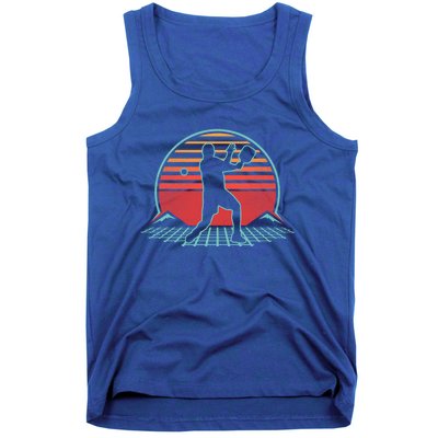 Pickleball Retro Vintage 80s Style Player Gift Cute Gift Tank Top