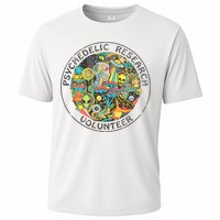 Psychedelic Research Volunteer Cooling Performance Crew T-Shirt