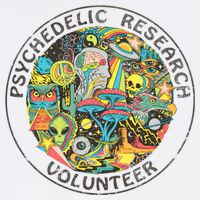 Psychedelic Research Volunteer Cooling Performance Crew T-Shirt