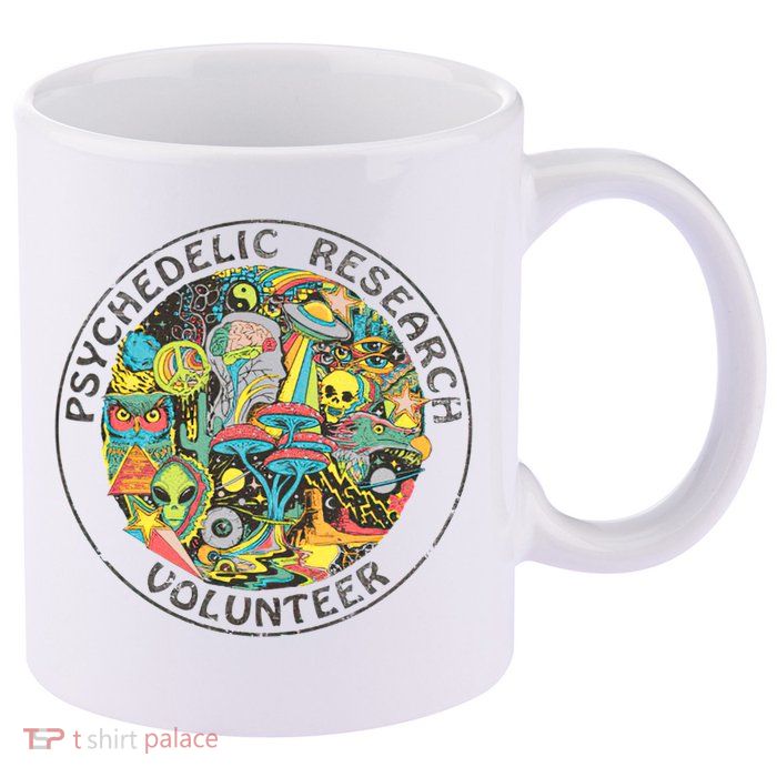 Psychedelic Research Volunteer 11oz C Handle Ceramic Mug