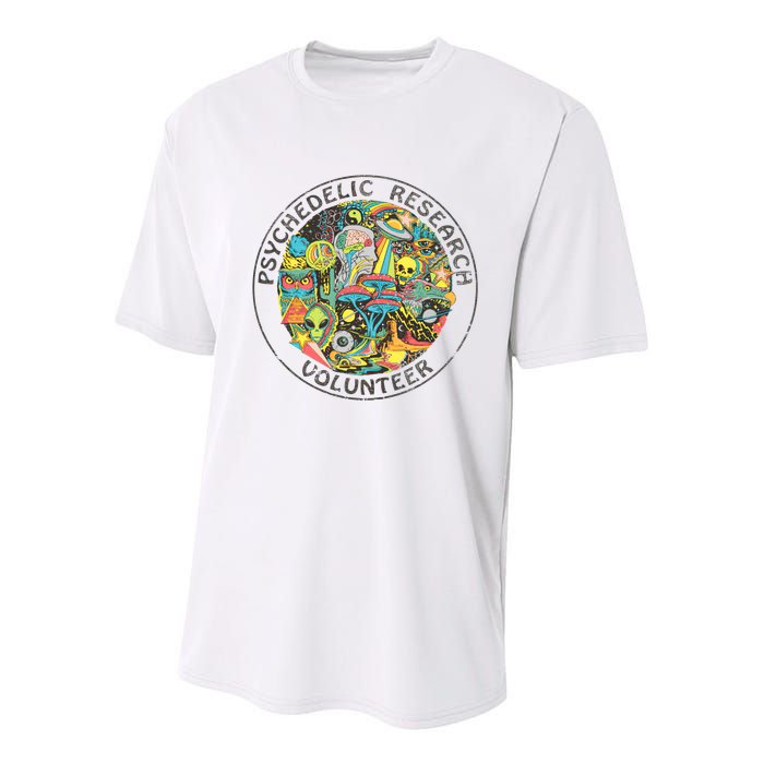 Psychedelic Research Volunteer Youth Performance Sprint T-Shirt