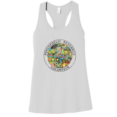 Psychedelic Research Volunteer Women's Racerback Tank