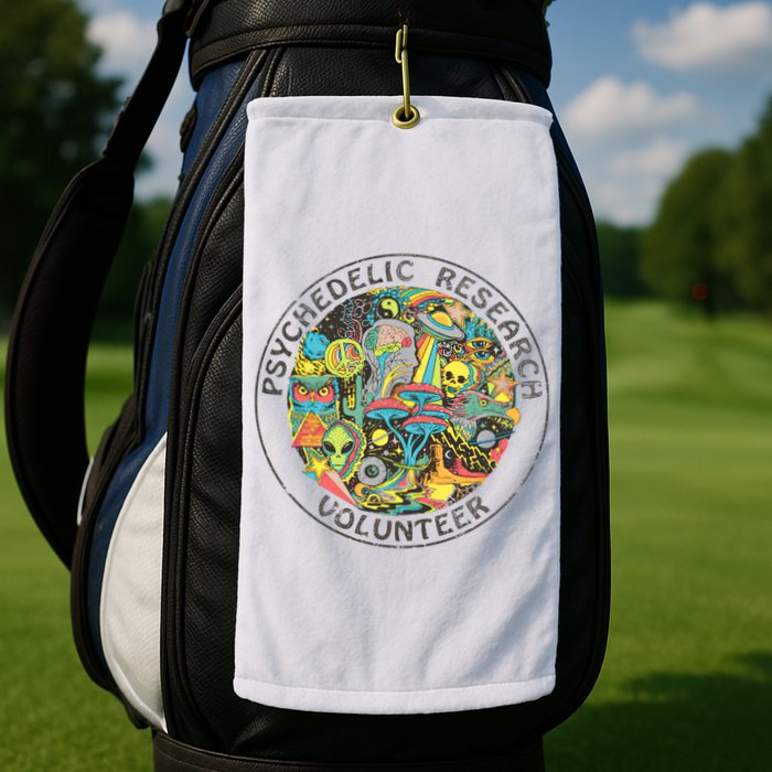 Psychedelic Research Volunteer Golf Towel