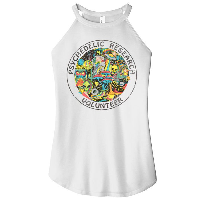 Psychedelic Research Volunteer Women's Perfect Tri Rocker Tank